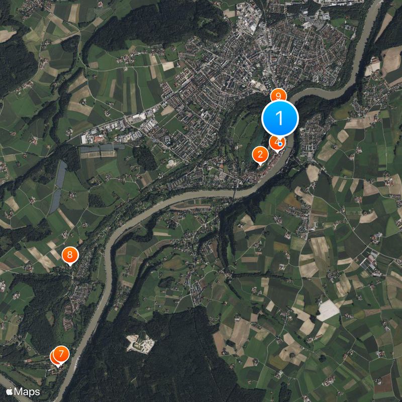 Burghausen Map