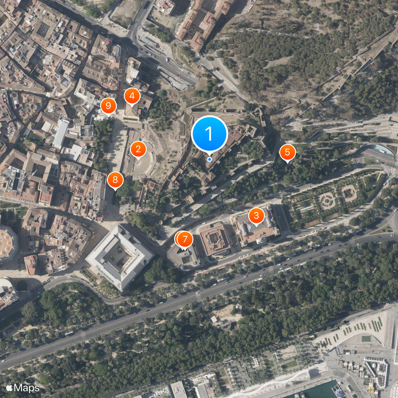 Alcazaba of Málaga Mapa