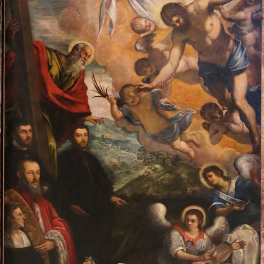 Cristo risorto con Sant'Andrea e donatori