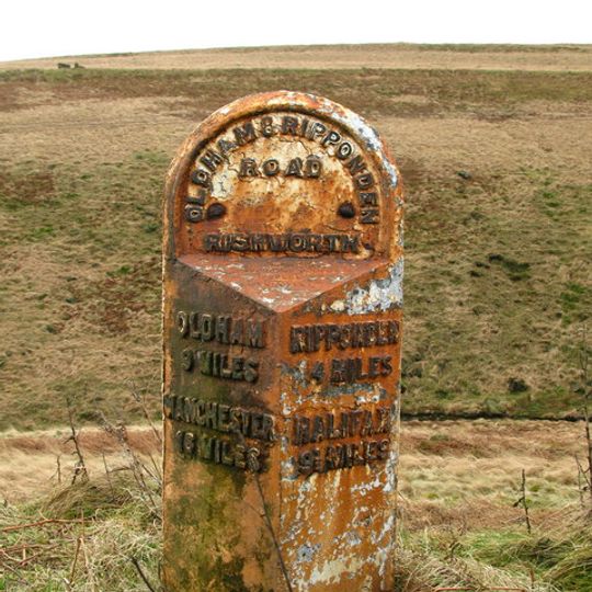 Milestone 200 Metres To North East Of Oxygrains Bridge