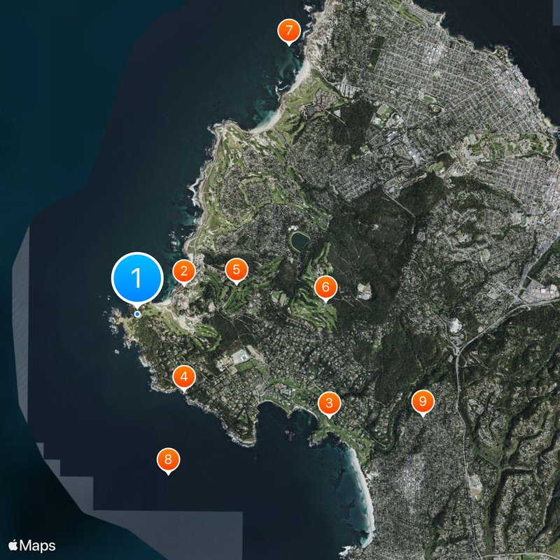 Cypress Point Club Map