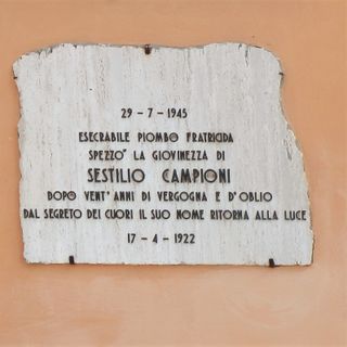 Tombstone of Sestilio Campioni
