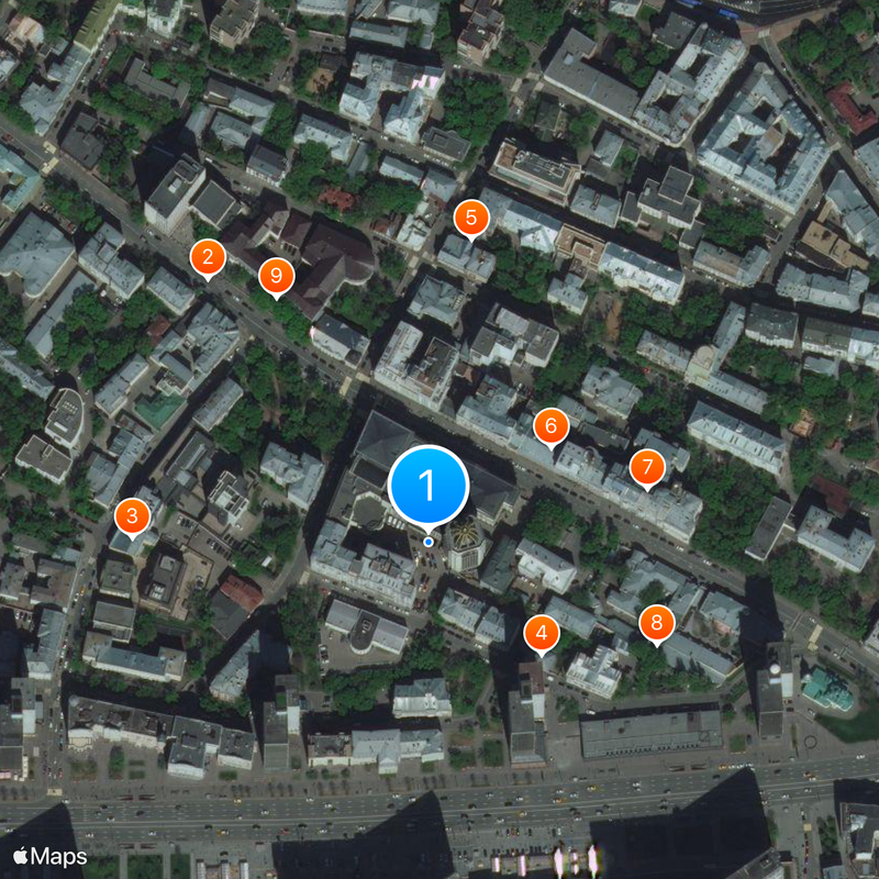 Corte Suprema de Rusia Mapa