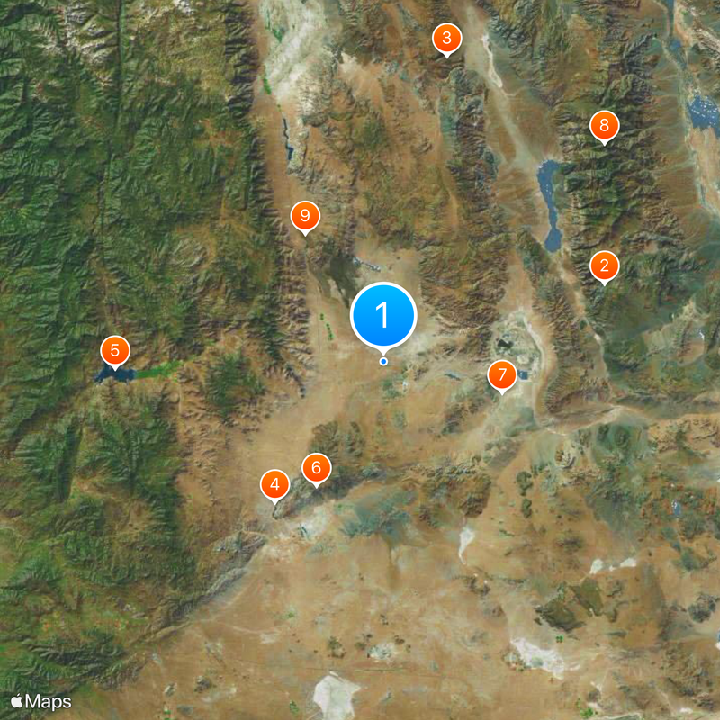 Naval Air Weapons Station China Lake Map