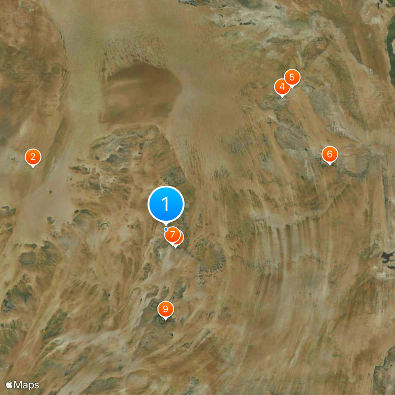 Desierto Líbico Mapa