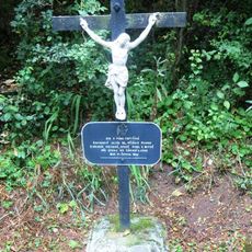 Pomník padlého 29. 6. 1866 severně od rybníku Valcha u Železnice