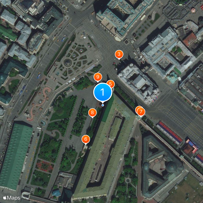 Tomb of the Unknown Soldier Map