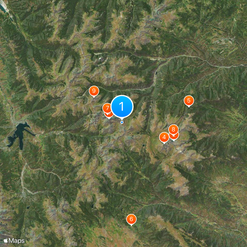 American Discovery Trail Mapa