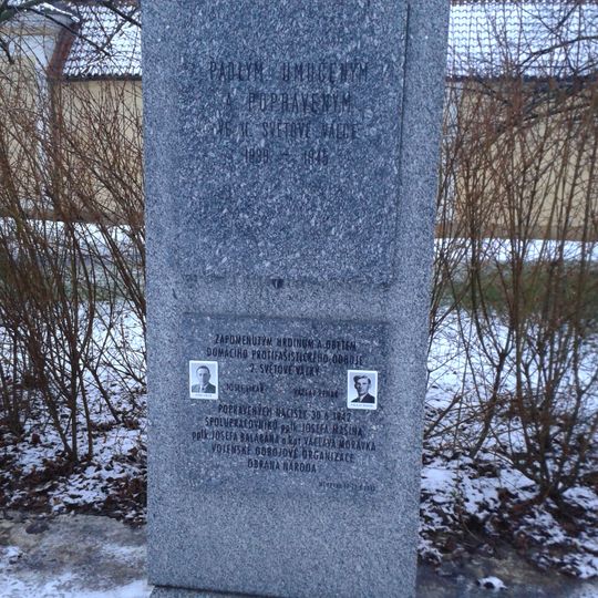 Monument to Josef Líkař and Václav Řehák
