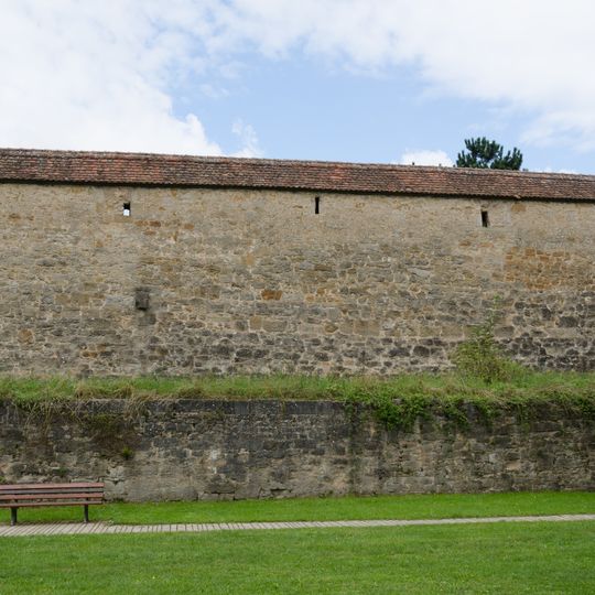 City walls of Rothenburg ob der Tauber Kappenzipfel