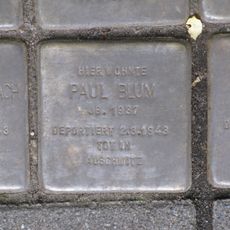 Stolperstein à la mémoire de Paul Blum