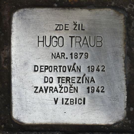 Stolperstein dedicated to Hugo Traub