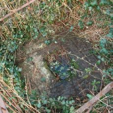 Medieval wayside cross base 550m WNW of Lanhadron Farm