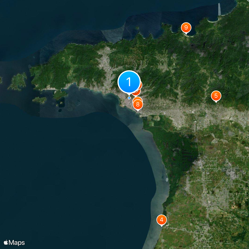 Queen's Park Oval, Port of Spain Map