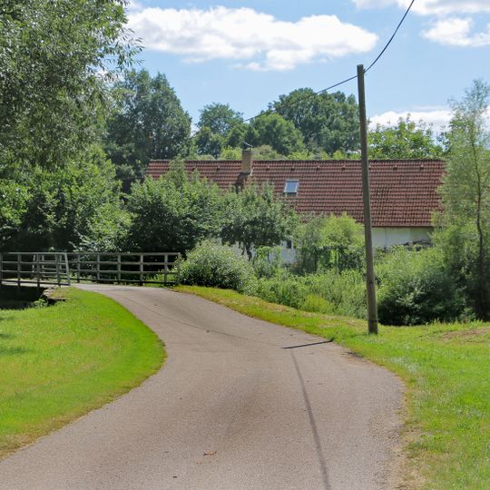 Most přes Chotýšanku v Městečku