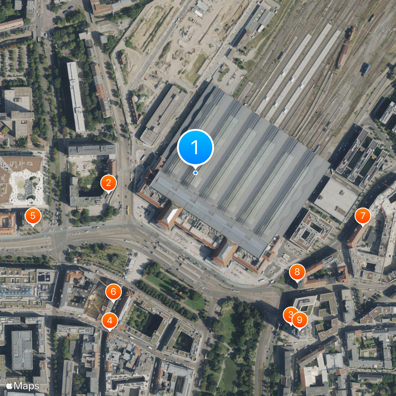 Leipzig City Tunnel Map