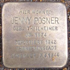 Stolperstein à la mémoire de Jenny Posner