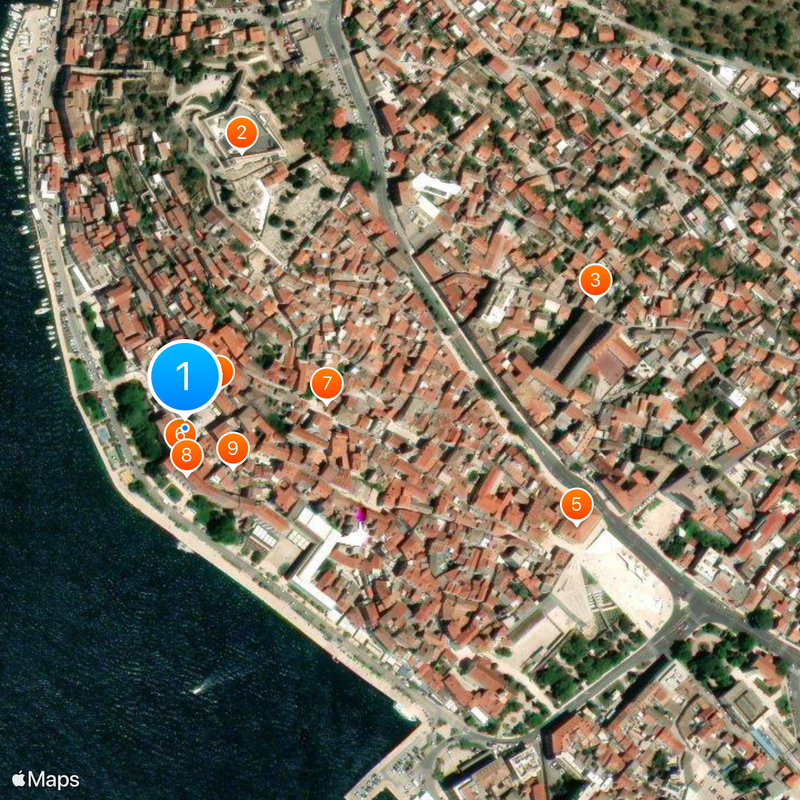 Šibenik Cathedral Map