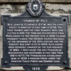 Church of Pila historical marker