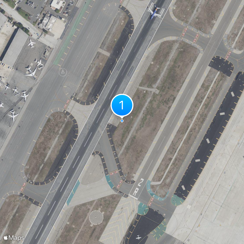 Aeropuerto John Wayne Mapa