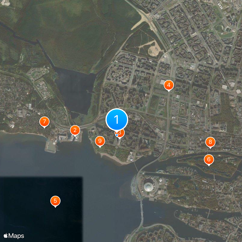 Begovaya Map