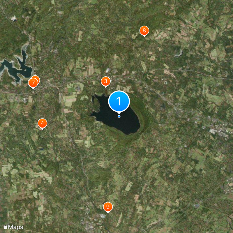 Round Valley Reservoir Mappa