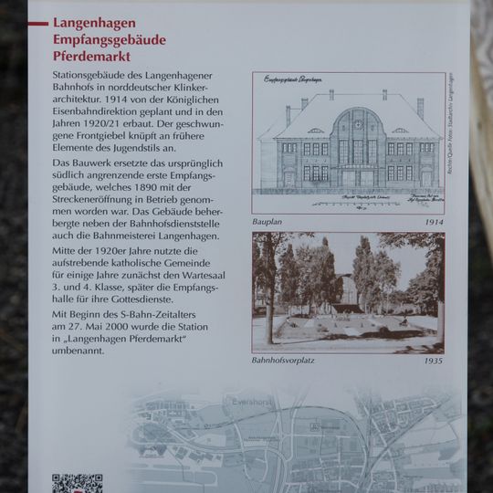 GLIEM Tafel 16 Das Empfangsgebäude des Bahnhofs