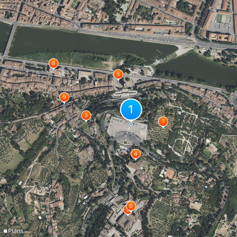 Piazzale Michelangelo Mapa