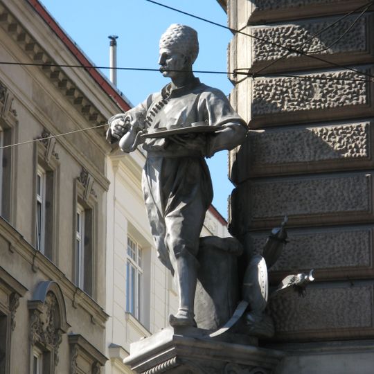 Kolschitzky monument by Emanuel Pendl