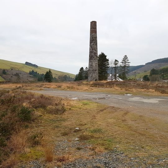 Cwmsymlog Mine chimney