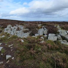 Tor cairn on Stiperstones, 130m SSE of Manstone Rock.