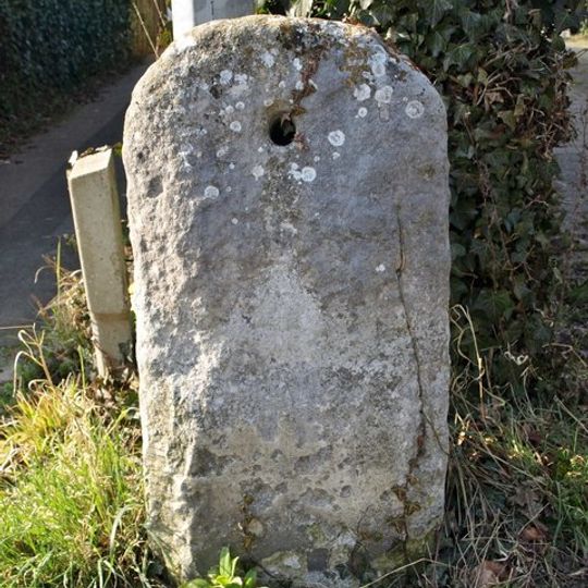 Milestone, Bungay Road, just before new bypass