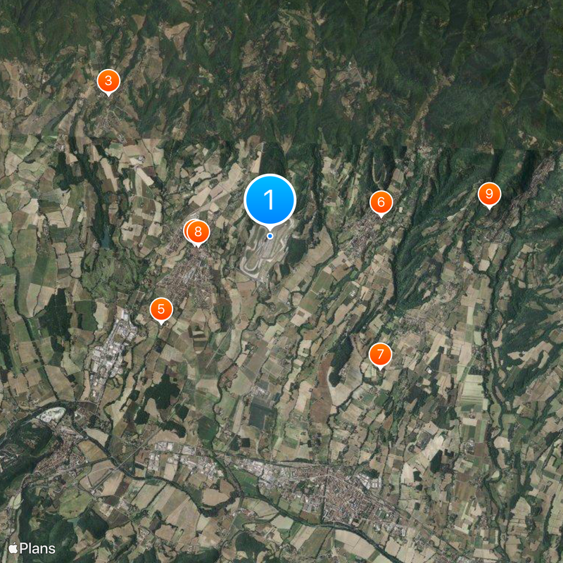 Circuit Mugello Kaart