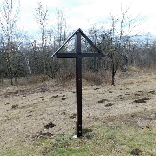 7. zastavení křížové cesty u kostela svatého Jakuba na Chvojenu