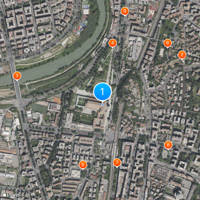 Basílica de San Pablo Extramuros Mapa