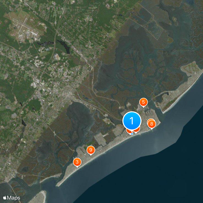 Ritz-Carlton Atlantic City Map