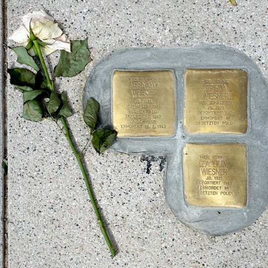 Stolperstein à la mémoire de Lea Wiesner
