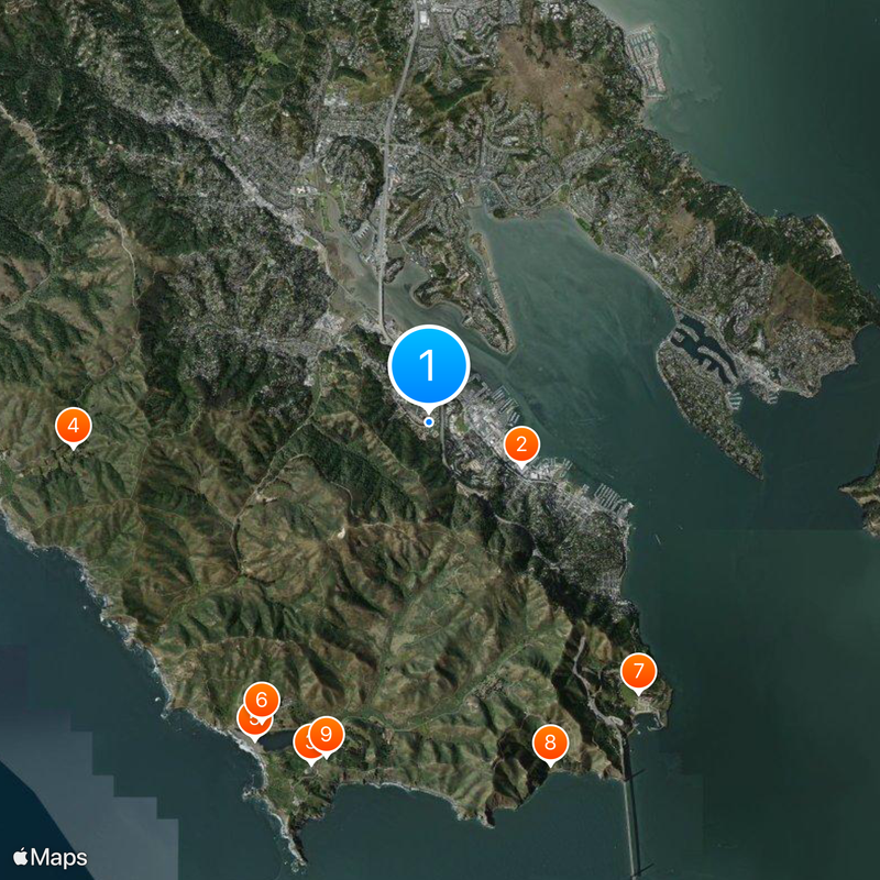 Marin City Map