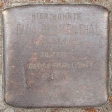 Stolperstein dedicated to Ella Blumenthal