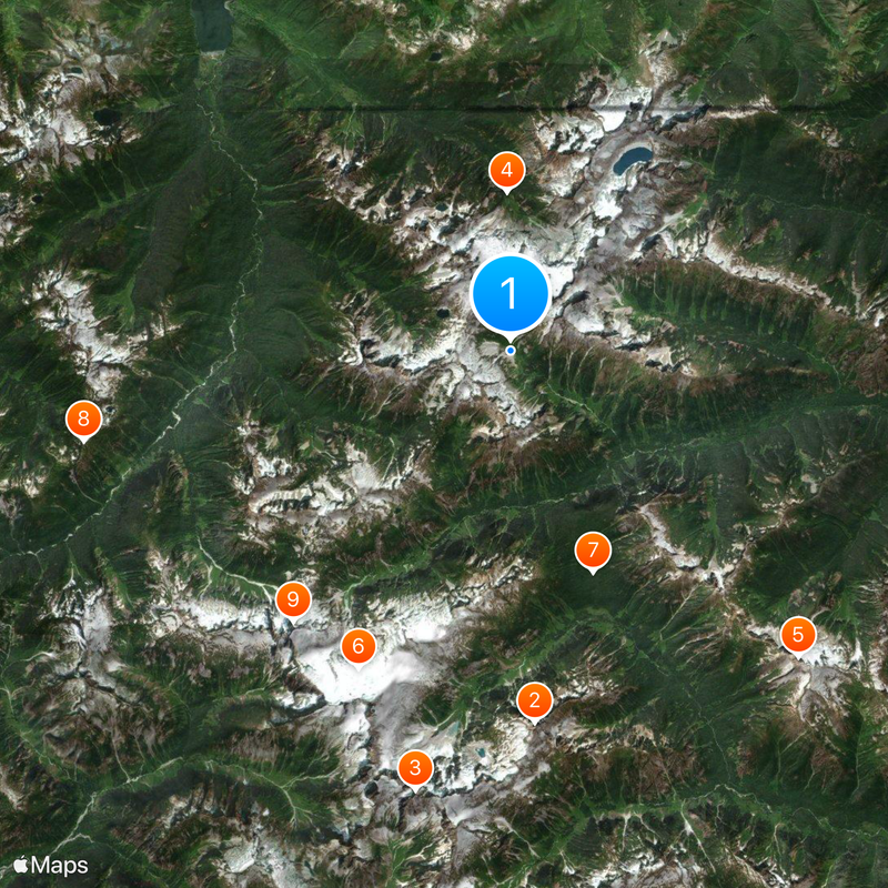 North Cascades Map