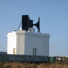 Souter Point Lighthouse Foghorn To East Of Lighthouse And Steps And Walls To East Of Lighthouse