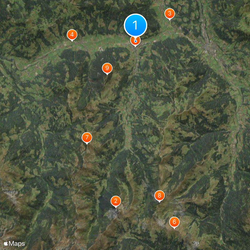 Kirchberg in Tirol Mappa