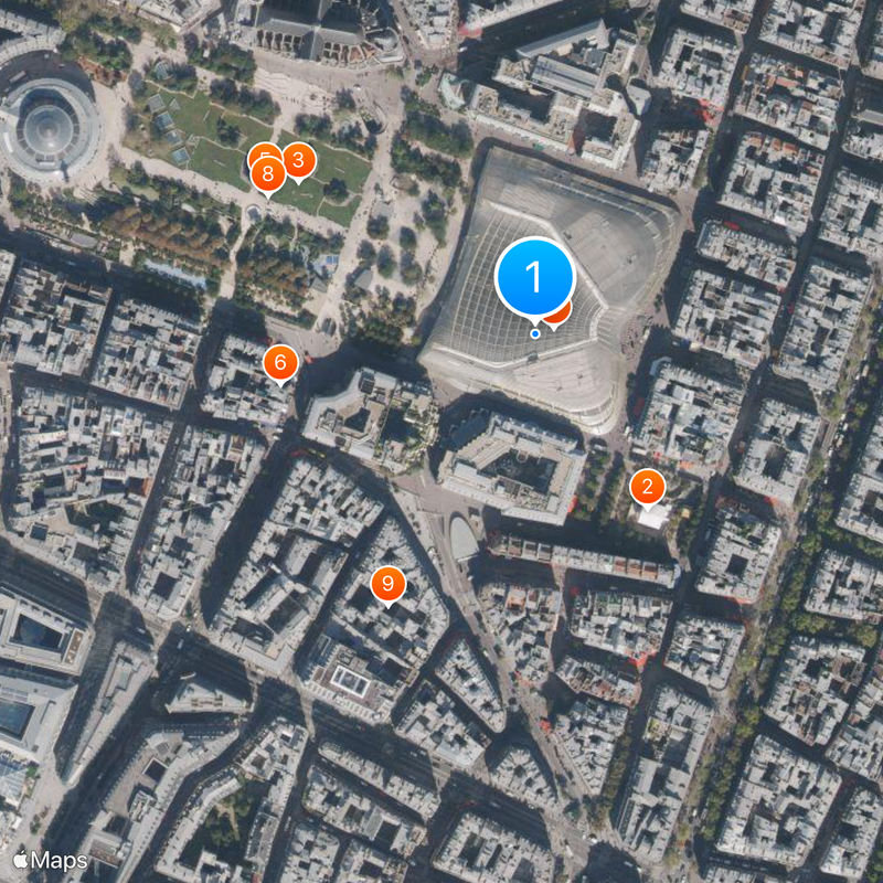 Gare de Châtelet – Les Halles Map
