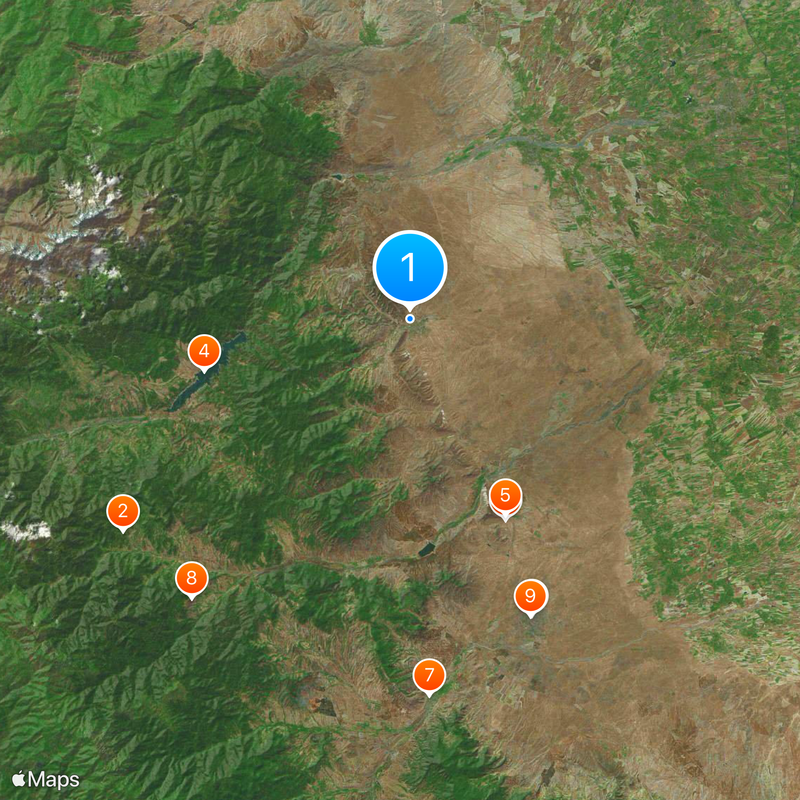Mardakert District Map