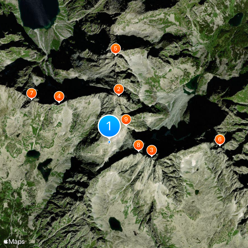 Chata pod Rysmi Map